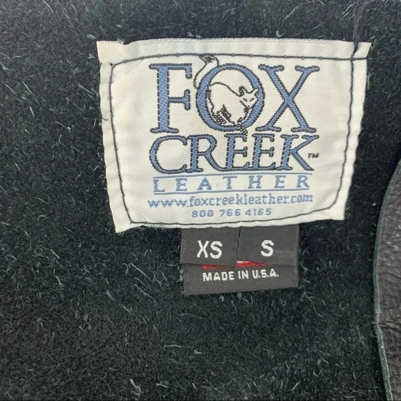 Fox Creek Leather Mens XSmall, Womens Small motorcycle Chaps - Picture 4 of 12